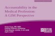 Accountability in the Medical Profession: A GIM Perspective