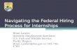 Navigating the Federal Hiring Process for Internships