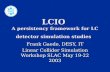 LCIO  A persistency framework for LC detector simulation studies