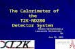 The Calorimeter of the  T2K-ND280  Detector System