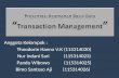 Presentasi Keamanan Basis Data “ Transaction Management ”