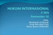 HUKUM INTERNASIONAL 2 SKS Semester IV