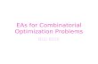 EAs for Combinatorial Optimization Problems