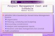 Project Management Cost and Schedule Nadine Kurita