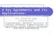 Three-Party Authenticated Key Agreements and Its Applications-  PCSs Roaming Protocol