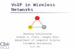 VoIP in Wireless Networks