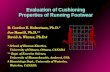 Evaluation of Cushioning Properties of Running Footwear