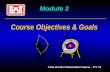 Module 2 Course Objectives & Goals