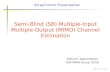 Semi-Blind (SB) Multiple-Input Multiple-Output (MIMO) Channel Estimation