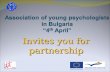 Association of young psychologists in Bulgaria “4 th  April”