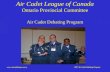 Air Cadet League of Canada Ontario Provincial Committee Air Cadet Debating Program