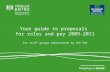 Your guide to proposals  for roles and pay 2009-2011 For staff groups represented by the POA