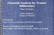 Financial Analysis for Trainee Millionaires