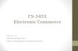 CS-3432 Electronic Commerce