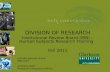 DIVISION OF RESEARCH Institutional Review Board (IRB) – Human Subjects Research Training