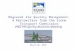 Regional Air Quality Management: A Perspective from the Ozone Transport Commission