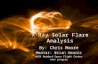 X-Ray Solar Flare Analysis