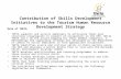 Contribution of Skills Development Initiatives to the Tourism Human Resource Development Strategy
