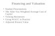 Financing and Valuation