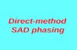 Direct-method  SAD phasing