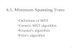 4.5. Minimum Spanning Trees