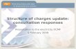 Structure of charges update: consultation responses