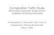 Comparative Traffic Study Morrisville-Carpenter Road versus  Crabtree Crossing Extension