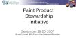 Paint Product  Stewardship Initiative