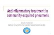 Antiinflammatory treatment in  community-acquired pneumonia