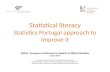 Statistical literacy Statistics Portugal approach to improve it