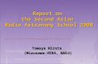 Report on  the Second Asian  Radio Astronomy School 2008