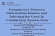 Congruence between  Information Known and  Information Used in  Conducting Known-Item Searches
