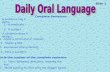 Daily Oral Language
