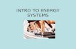 INTRO TO ENERGY SYSTEMS