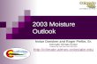 2003 Moisture Outlook