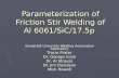 Parameterization of Friction Stir Welding of Al 6061/SiC/17.5p