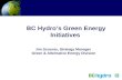 BC Hydro’s Green Energy Initiatives
