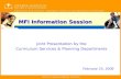 MFI Information Session
