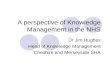 A perspective of Knowledge Management in the NHS