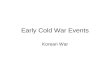 Early Cold War Events
