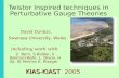 Twistor Inspired techniques in Perturbative Gauge Theories