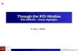 Through the IRS Window IRS 2008 R2 – Some Highlights