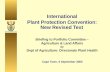 International Plant Protection Convention: New Revised Text Briefing to Portfolio Committee –