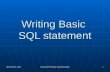 Writing Basic  SQL statement