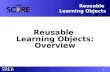 Reusable  Learning Objects