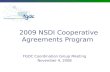 2009 NSDI Cooperative Agreements Program
