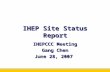 IHEP Site Status Report
