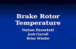 Brake Rotor Temperature