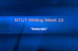 NTUT Writing Week 13