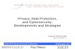 Privacy, Data Protection, and Cybersecurity: Developments and Strategies